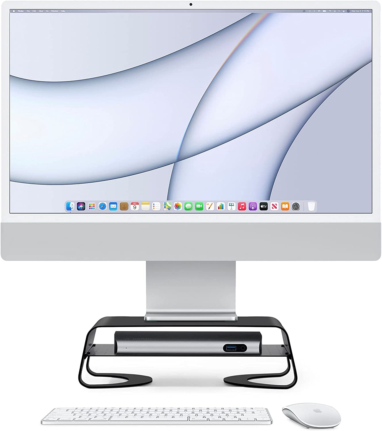 Image of Twelve South Curve Riser (Black)