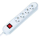 Bachmann 381.230K power extension 1.5 m 4 AC outlet(s) White
