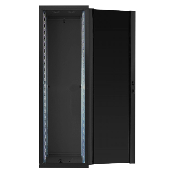 LogiLink D22E68B rack cabinet 22U Freestanding rack Black