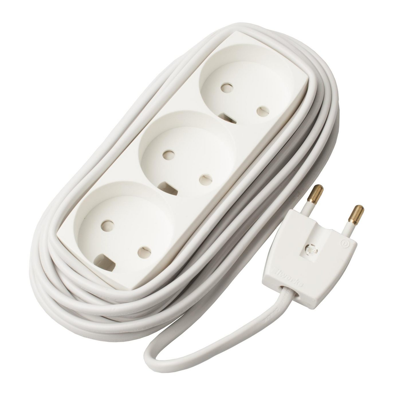 Image of Microconnect GRUELU3H050 power extension 5 m 3 AC outlet(s) White