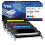 Freecolor K32255F7 tonercartridge 4 stuk(s) Compatibel Zwart, Cyaan, Magenta, Geel