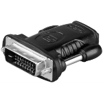 Microconnect HDM19F24 cable gender changer HDMI 19 DVI 24+1 Black