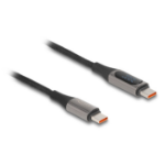 DeLOCK USB 2.0 Data and Fast Charging Cable USB Type-C male to male PD 3.0 100 W with power indication 2 m