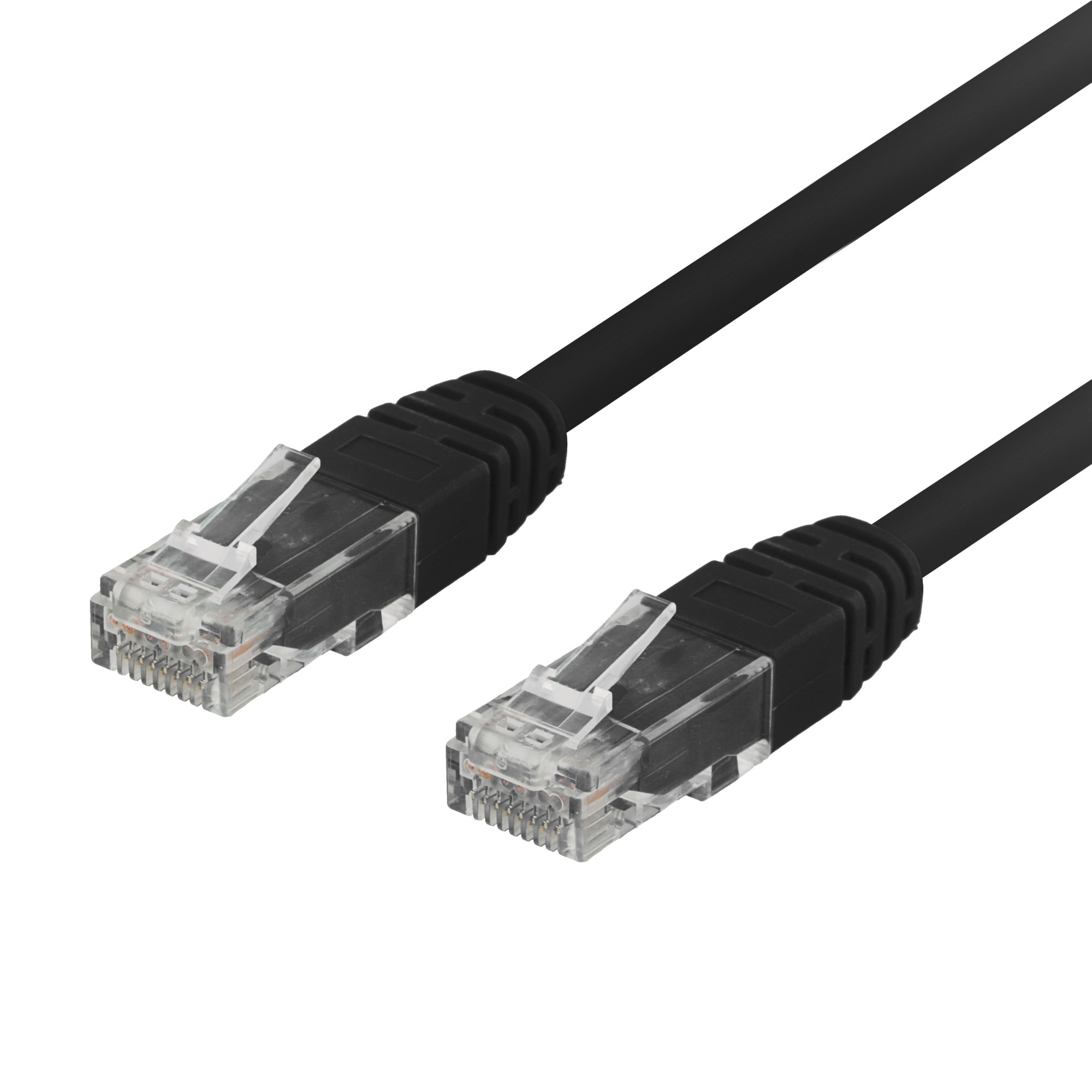 EU Product - Cat6 network cable, 0.3m - black thumbnail