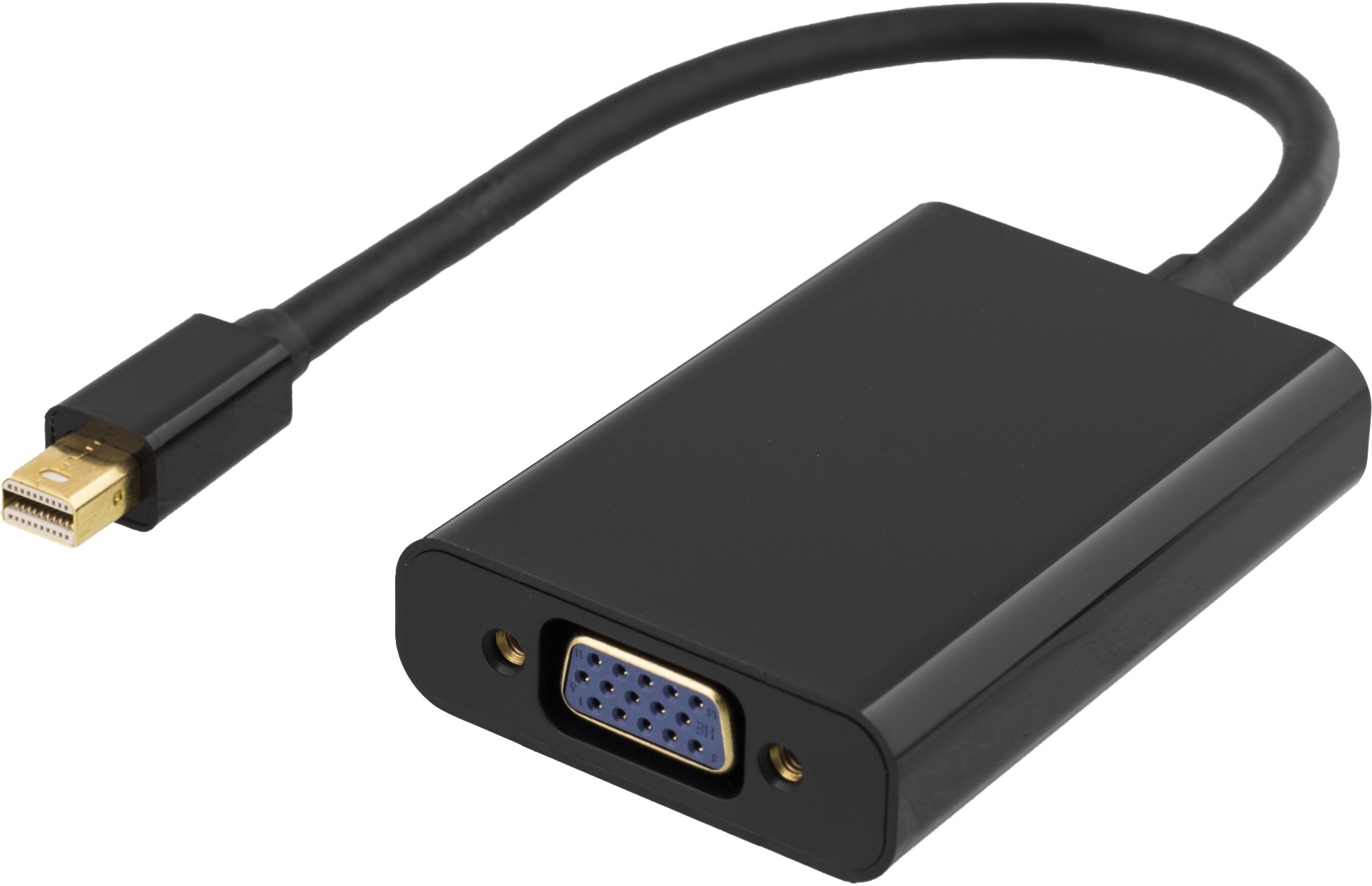 DP-VGA13 DELTACO DP-VGA13 - 0.25 m - mini DisplayPort - VGA - Male - Female - 1920 x 1080 pixels
