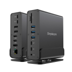 Simplecom CHT815 notebook dock/port replicator Wired Black