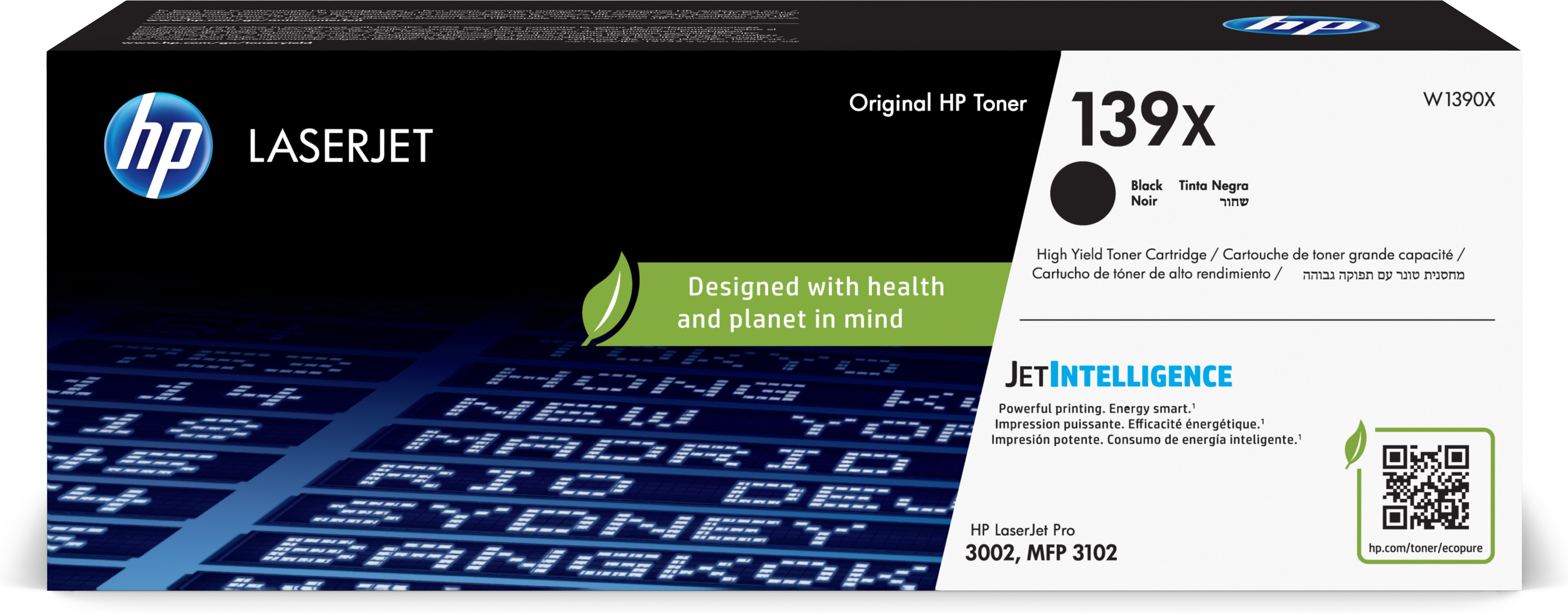 Image of HP W1390X/139X Toner cartridge high-capacity, 4K pages ISO/IEC...