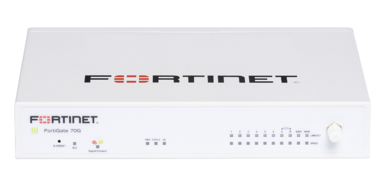 Fortinet FortiGate 70G hardware firewall Desktop 10 Gbit/s