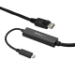 StarTech.com Cable 3m USB C a DisplayPort 1.2 de 4K a 60Hz - Adaptador Convertidor USB Tipo C a DisplayPort - HBR2 - Conversor USBC con Modo Alt - Compatible con Thunderbolt 3 - Negro