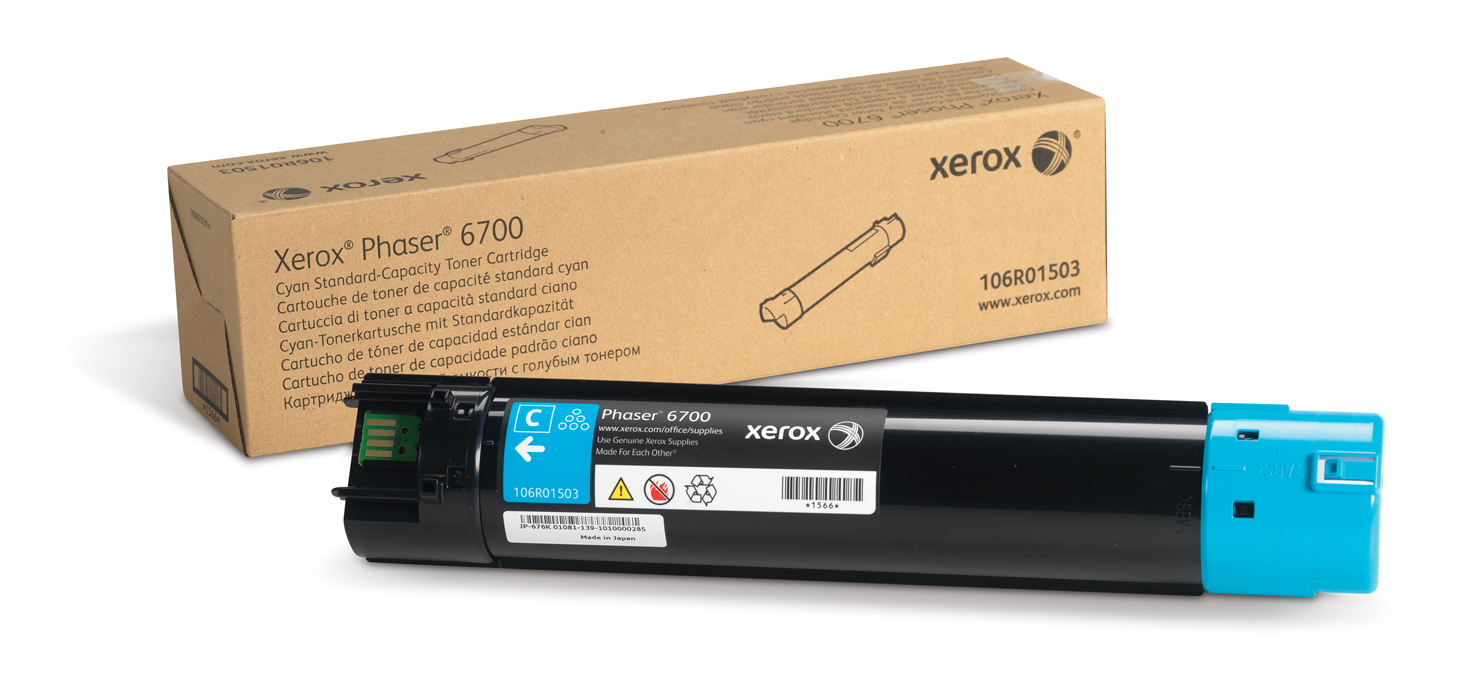 Image of Xerox 106R01503 Toner cyan, 5K pages/5% for Xerox Phaser 6700