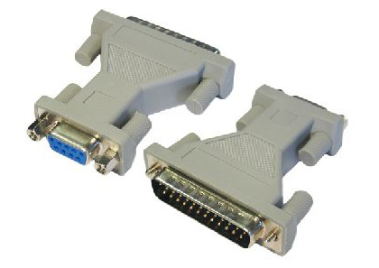 Cables Direct Women's Beige Ad-401 Cable Gender Changer Db25 Db9