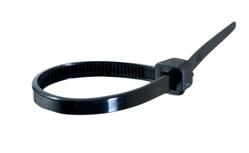 Image of Titan CT37048B cable tie Releasable cable tie Nylon Black 100 pc(s)