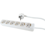 Schwaiger STSL0614 power extension 1.4 m 6 AC outlet(s) Indoor White