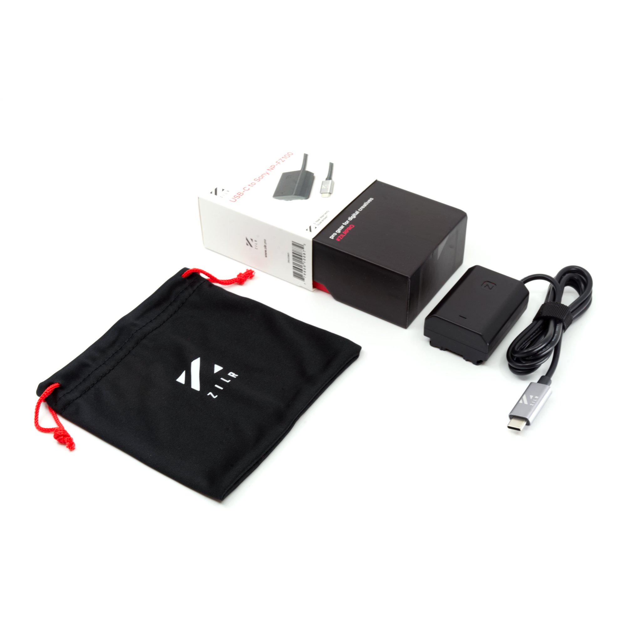 Zilr USB-C to Sony NP-FZ100 Battery Power Adapter