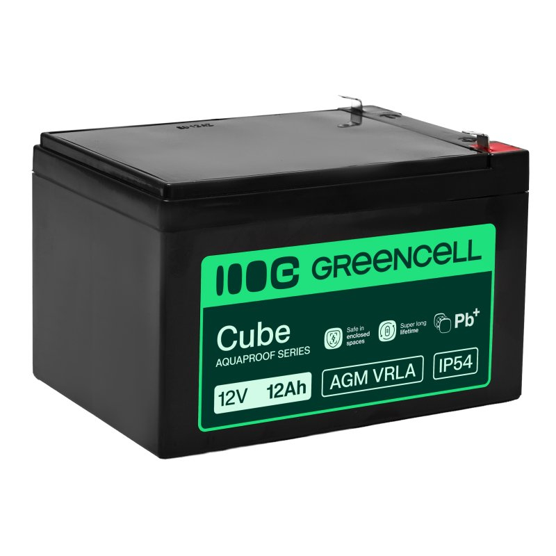 EU Product - AGM VRLA 12V 12Ah maintenance-free battery (151x98.5x95mm)