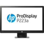 HP ProDisplay P223a LED display 54.6 cm (21.5") 1920 x 1080 pixels Full HD Black