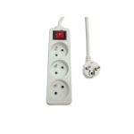 Microconnect 3-way Power Strip on/off