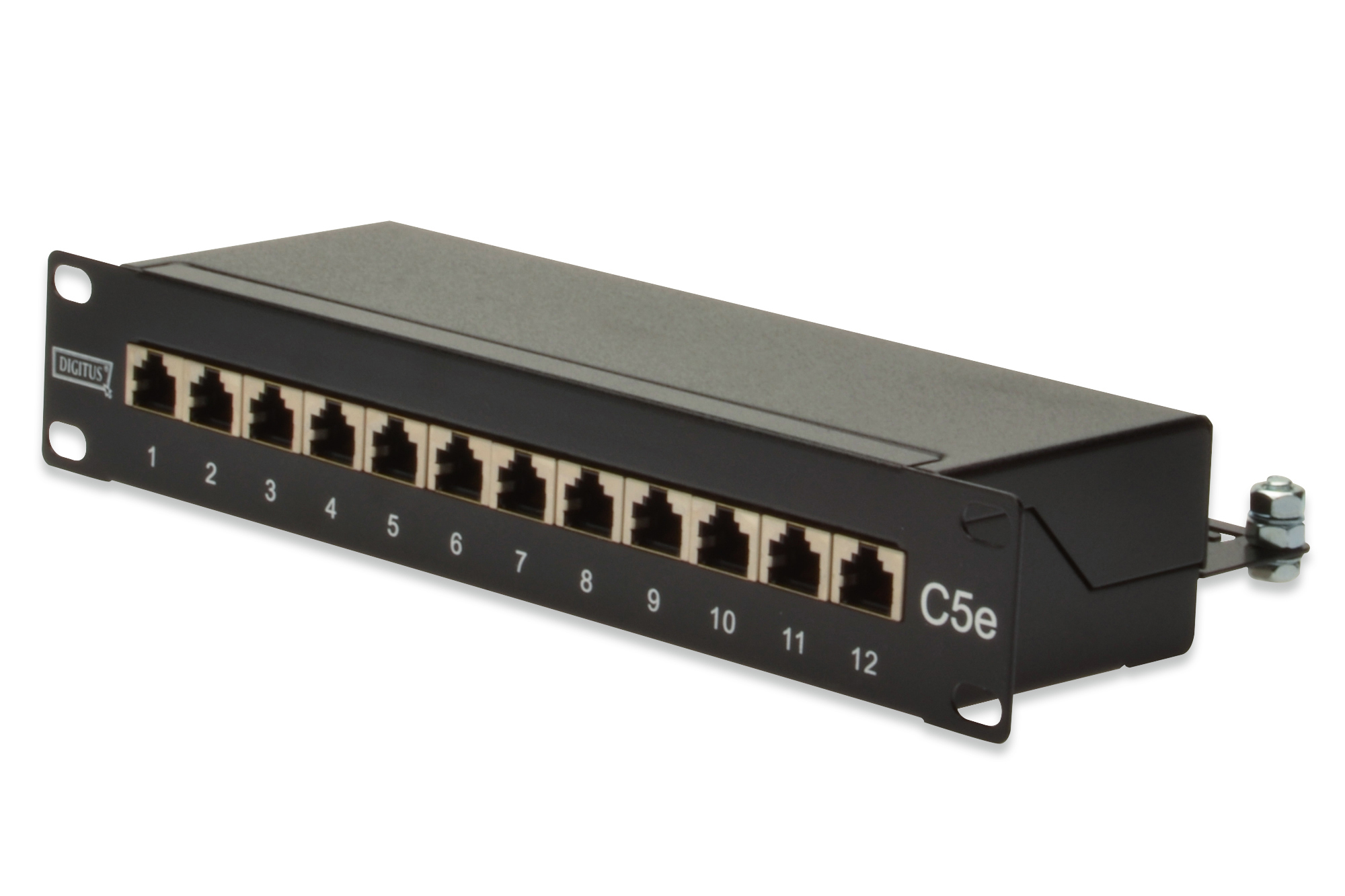 Image of Digitus CAT 5e, Class D Patch Panel, shielded, black