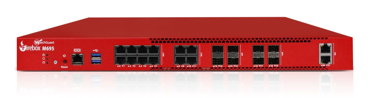 WatchGuard Firebox M695 hardware firewall 1U 10.8 Gbit/s