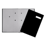 Pagna 24191-44 folder Cardboard, Fabric Black A4