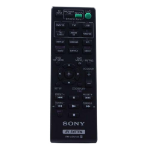 Sony 148997311 remote control Home cinema system Press buttons