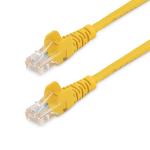 StarTech.com 6 ft Yellow Snagless Category 5e (350 MHz) UTP Patch Cable networking cable 72" (1.83 m)