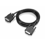 Lenovo DVI-DVI, 2m DVI cable DVI-D Black