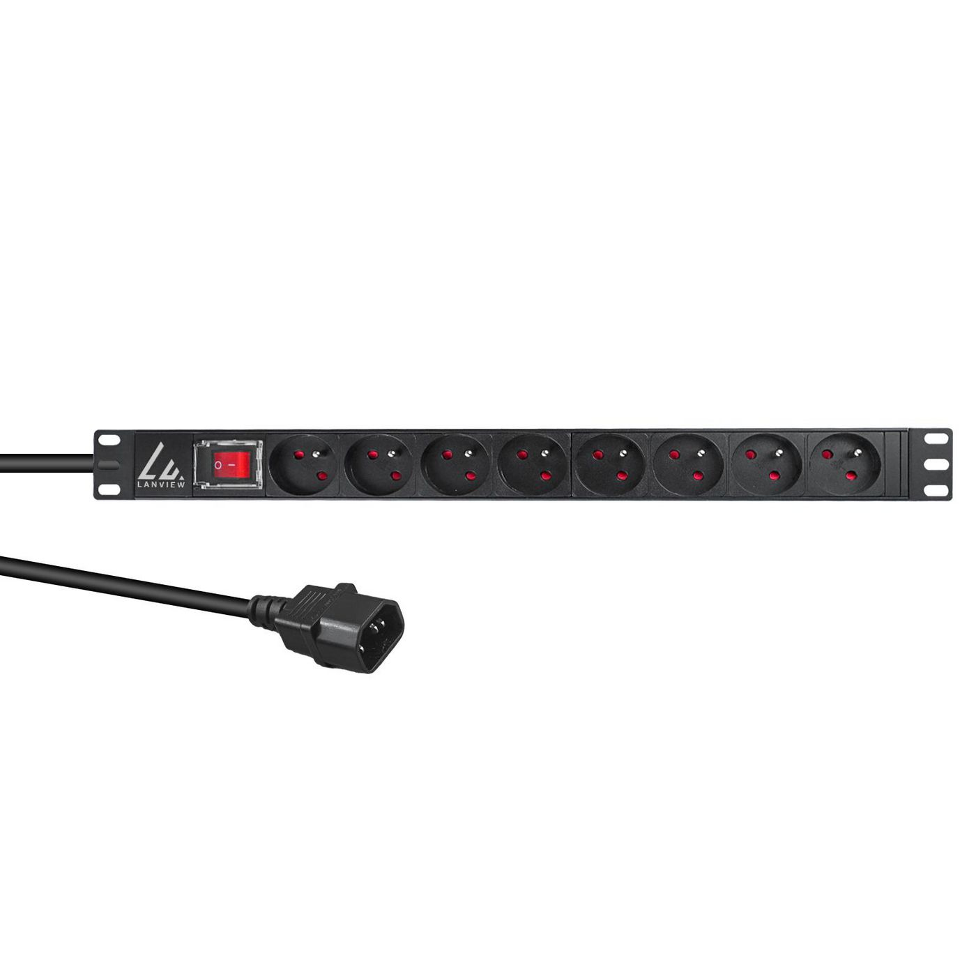 Lanview Lvr-2Msch-Sw-C13-8 Power Distribution Unit (Pdu) 8 Ac Outlet(S