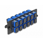 DeLOCK 66925 glasvezeladapter SC/SC 1 stuk(s) Zwart, Blauw