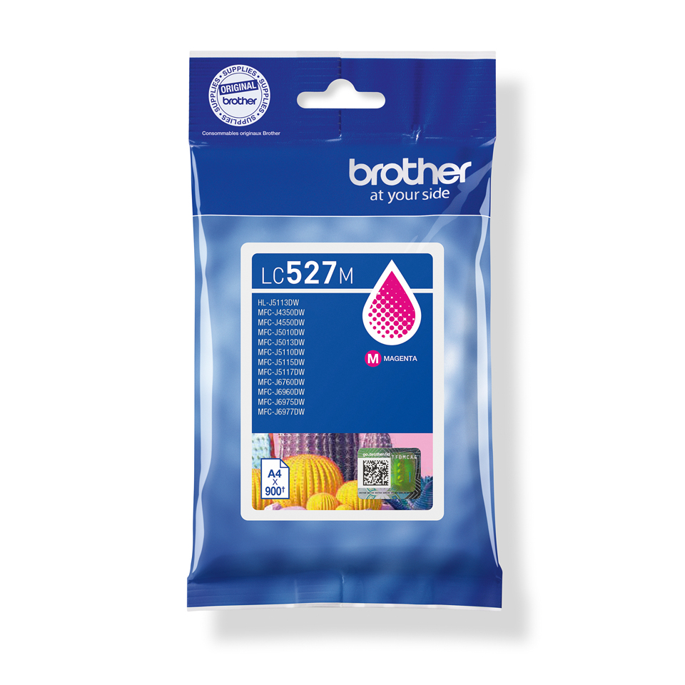 Brother LC-527M Ink cartridge magenta, 900 pages ISO/IEC 19752 for Brother MFC-J 4350