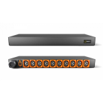 Vertiv GVHVRN102-102L13PS6-IP44 power distribution unit (PDU) 10 AC outlet(s) 1U Black