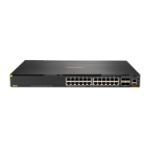 Aruba 6300M 24-port 1GbE Class 4 PoE & 4-port SFP56 Managed L3 Gigabit Ethernet (10/100/1000) Power over Ethernet (PoE) 1U