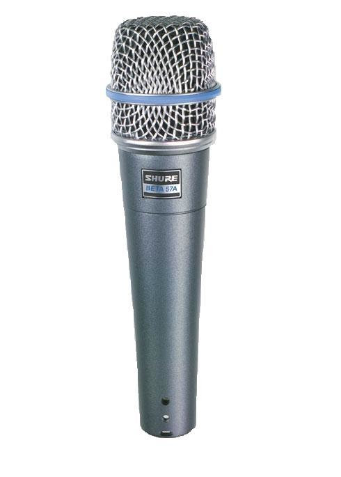 Shure Beta 57A Blue Stage/performance microphone