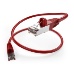 UNC PC5E-25F-RED-SH-S networking cable 300" (7.62 m) Cat6