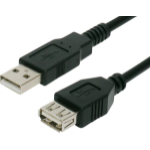 BluPeak U2AA02 USB cable 2 m USB 2.0 USB A Black