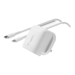 Belkin WCA006MY1MWH-B5 mobile device charger Universal White AC Fast charging Indoor