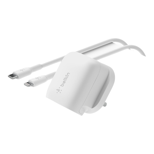 Image of Belkin WCA006MY1MWH-B5 mobile device charger Universal White AC...