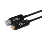 Microconnect USB3.1CA20OP USB cable USB 3.2 Gen 2 (3.1 Gen 2) 20 m USB C USB A 10 Gbit/s Black