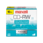 Maxell 630011 blank CD CD-RW 700 MB 10 pcs