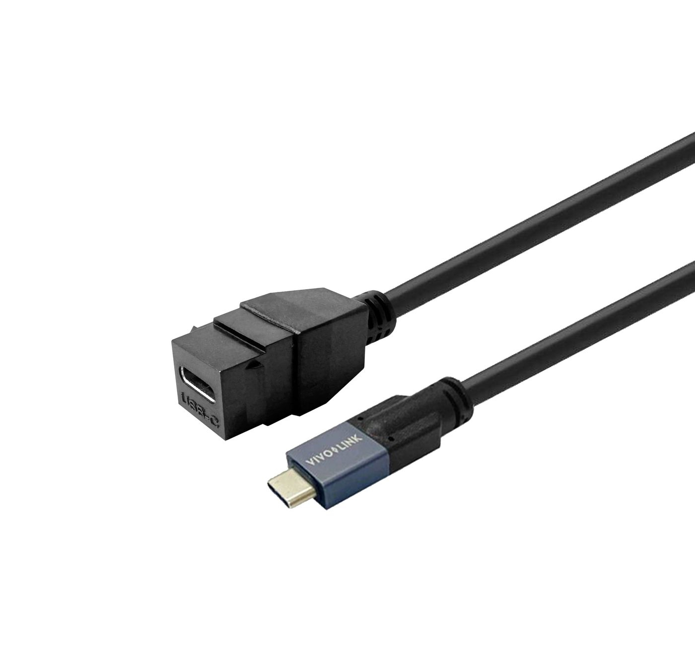 Vivolink Men's Black Prokeyusbcfm2b Usb Cable Usb 3.2 Gen 2 (3.1 Gen 2) 2 M Usb C