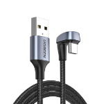 Ugreen 70313 USB cable 1 m USB 2.0 USB A USB C Black, Grey