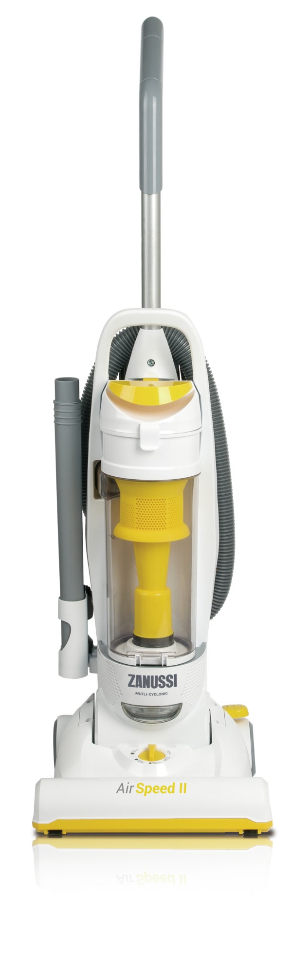 Zanussi ZAN2020UR stick vacuum/electric broom Bagless 3.5 L Grey, White, Yellow