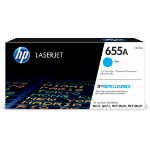 HP CF451A/655A Toner cartridge cyan, 10.5K pages ISO/IEC 19752 for HP LaserJet M 652/681