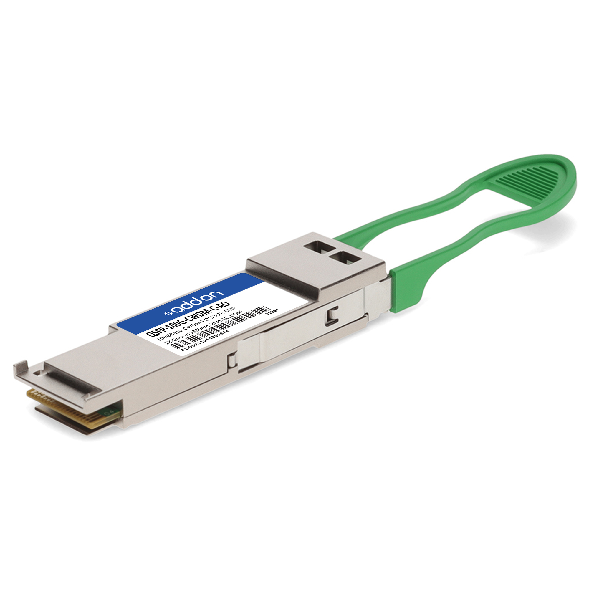 AddOn Networks QSFP-100G-CWDM-C-AO Compatible 100G QSFP28 2 km TAA Compliant Transceiver AddOn Networks QSFP-100G-CWDM-C-AO Compatible 100G QSFP28 2 km TAA Compliant Transceiver
