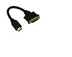 Microconnect DVIHDMI15CM video cable adapter 0.15 m HDMI Type A (Standard) DVI Black