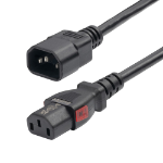 StarTech.com 87L3-8A00-POWER-CORD power cable Black 118.1" (3 m) C14 coupler C13 coupler