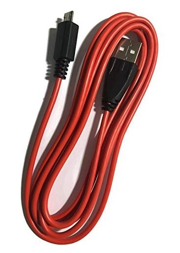 Photos - Cable (video, audio, USB) Jabra 14201-61 USB cable USB 2.0 USB A Micro-USB A Black, Red 