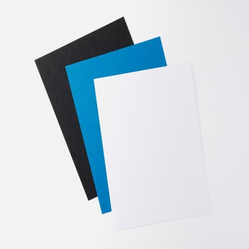 GBC LeatherGrain Binding Covers 250gsm A5 Black (100)