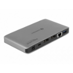 DeLOCK 87777 laptop dock & poortreplicator Bedraad Thunderbolt 3 Grijs