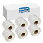 G&G Image 19329 DirectLabel-etikettes white 54mm x 101mm Pack=6 (replaces Dymo S0722430) for Dymo 400 Duo/60mm